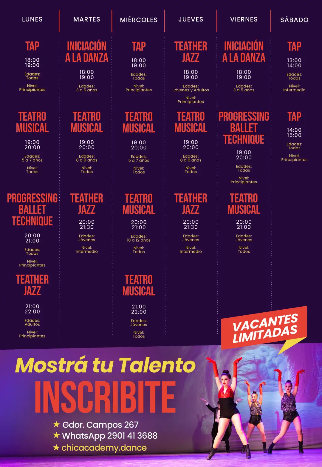 Horarios Clases 2026